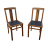 Lot of 2 chairs bistro art deco