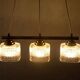 Vintage glass suspension for dining table