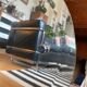 Bevelled oval mirror