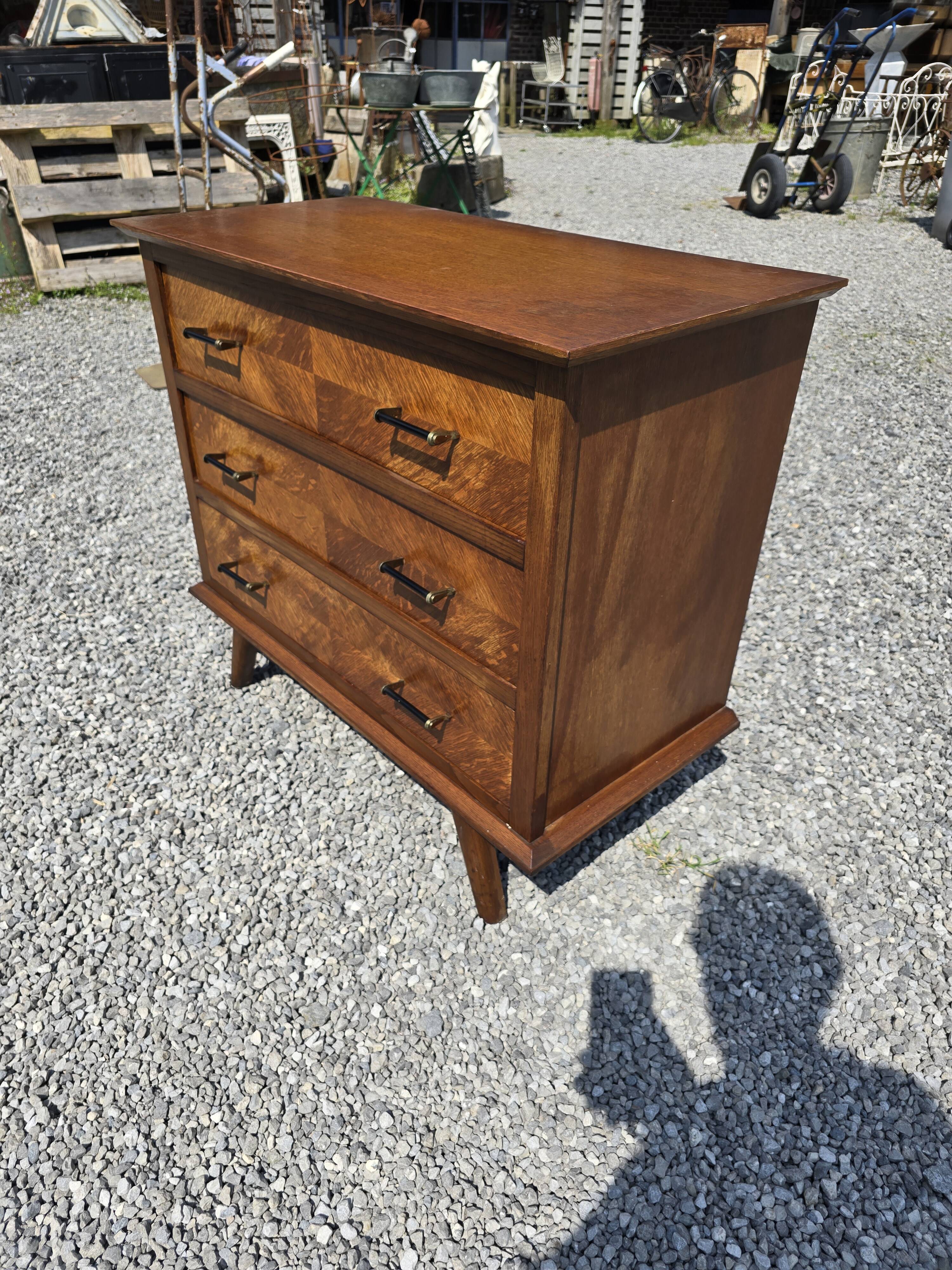 Commode vintage en chêne des années 60