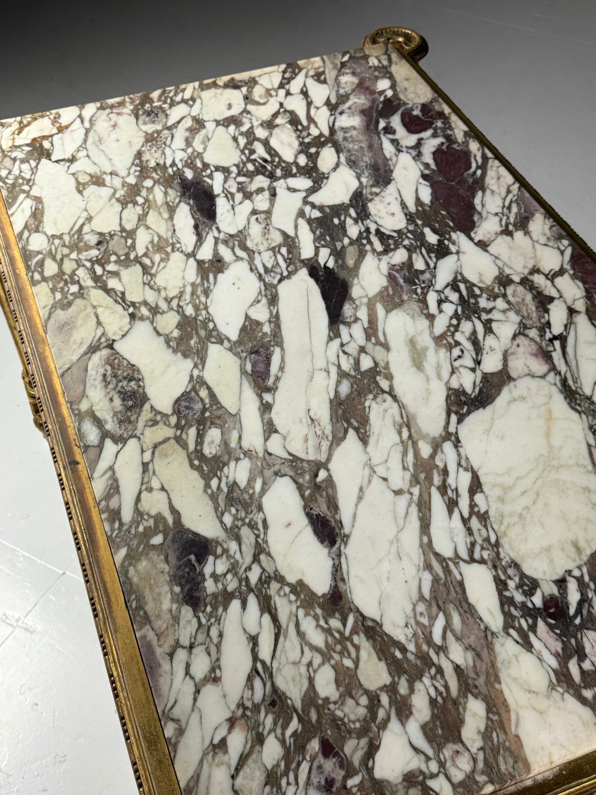 Louis XVI style centre table marble
