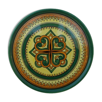 Dessous de plat ou plat Quimper Henriot géométrique