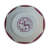 Flat plate art deco Lunéville fructidor