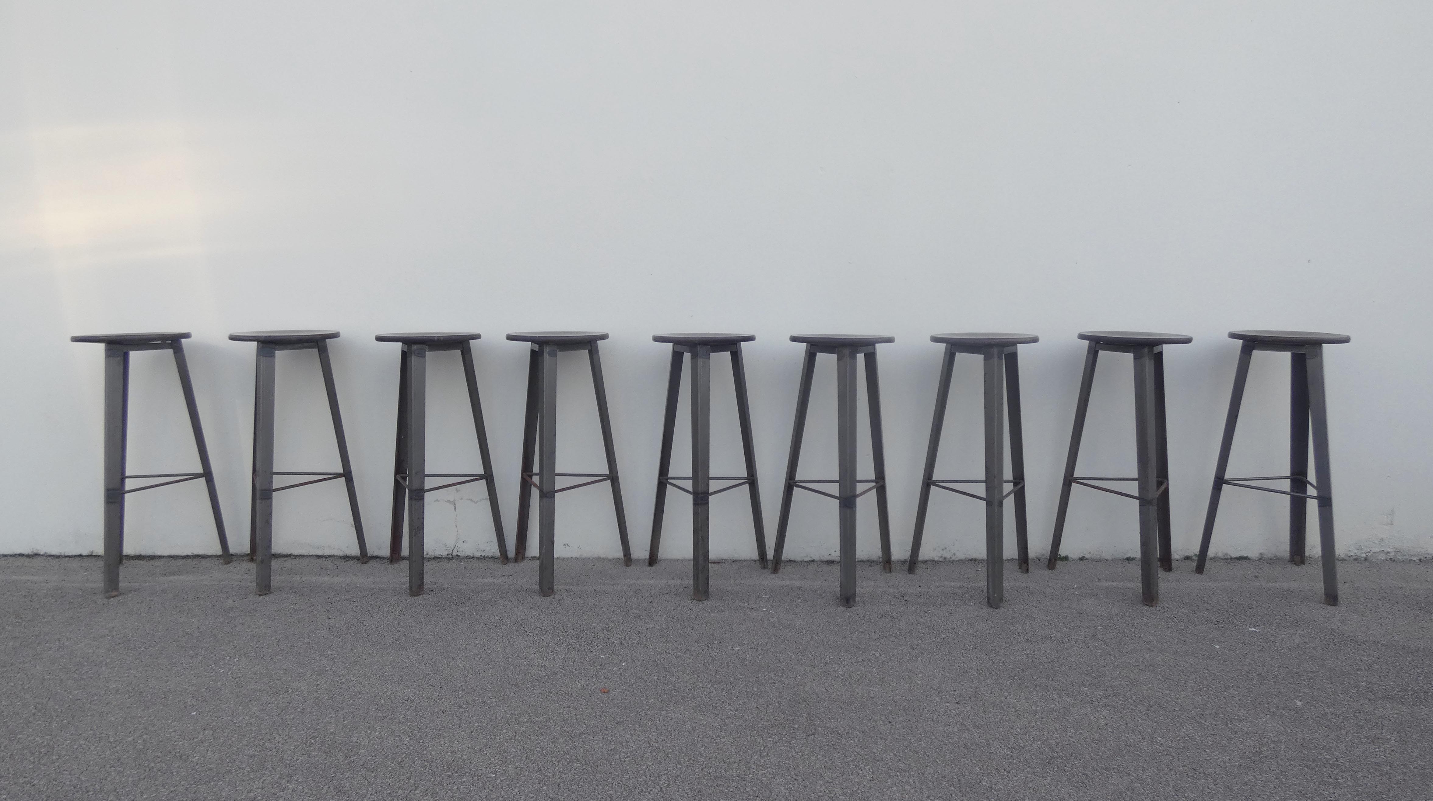 Industrial bar stool