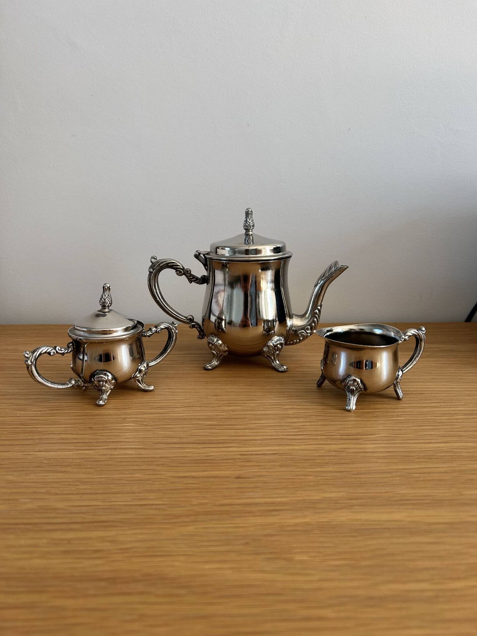 Silver-plated coffee service