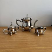 Silver-plated coffee service