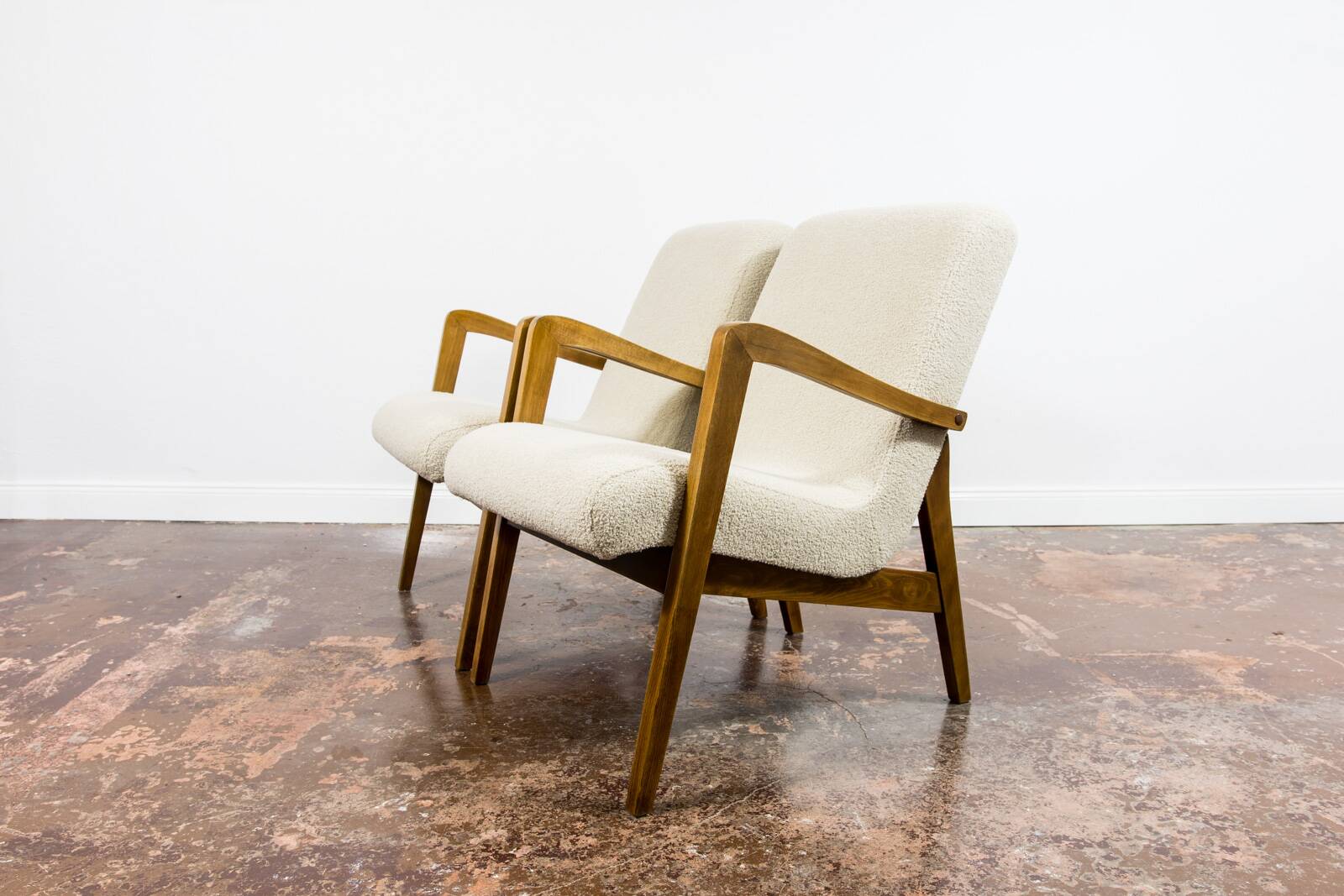 Mid-century modern armchairs Type 300-138 from BFM, 1960s, set of 2