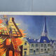 Rossignol educational school poster front and back "the fire" and "the toy store"