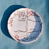 Le baiser ii - plateau en céramique