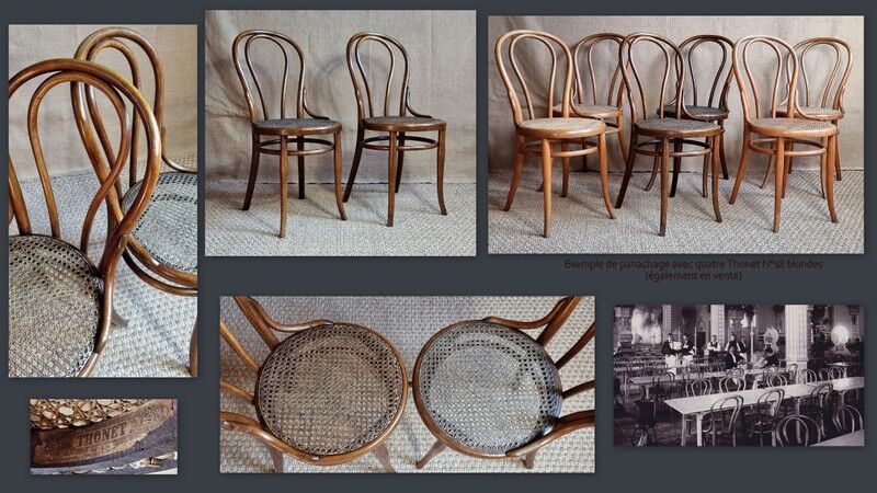 Paire de chaises Thonet n°18