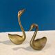 Paire de canards en laiton