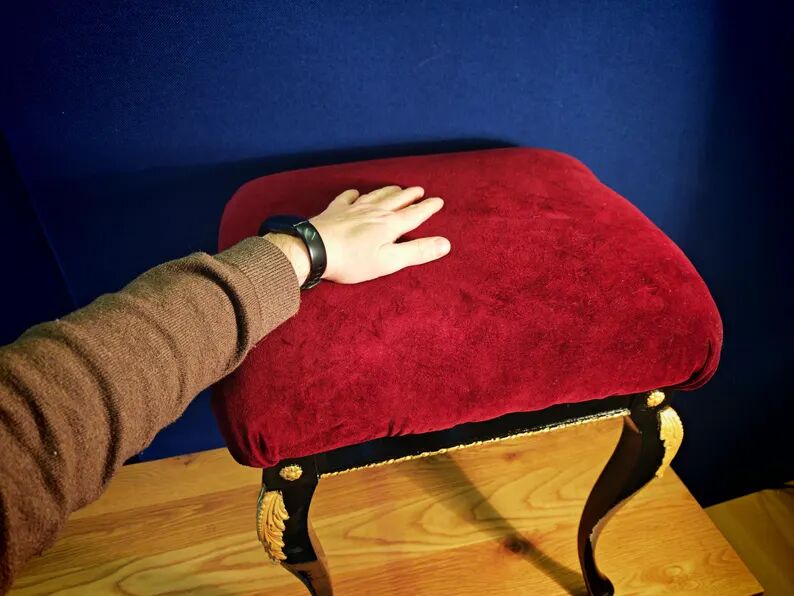 Vintage French style vanity stool