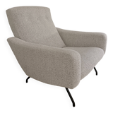 2 armchairs Joseph André Motte 1955 renovated