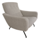 2 armchairs Joseph André Motte 1955 renovated