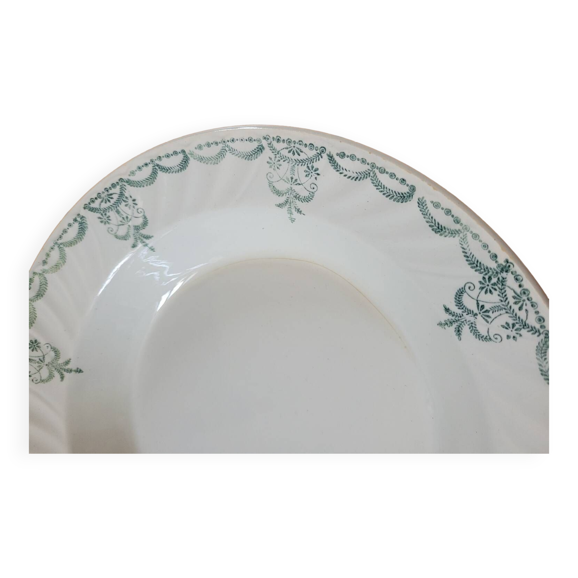 Large hollow dish Moulin des Loups et Hamage 451D