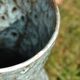 Large Vallauris vase "sea foam" H 41.5 cm