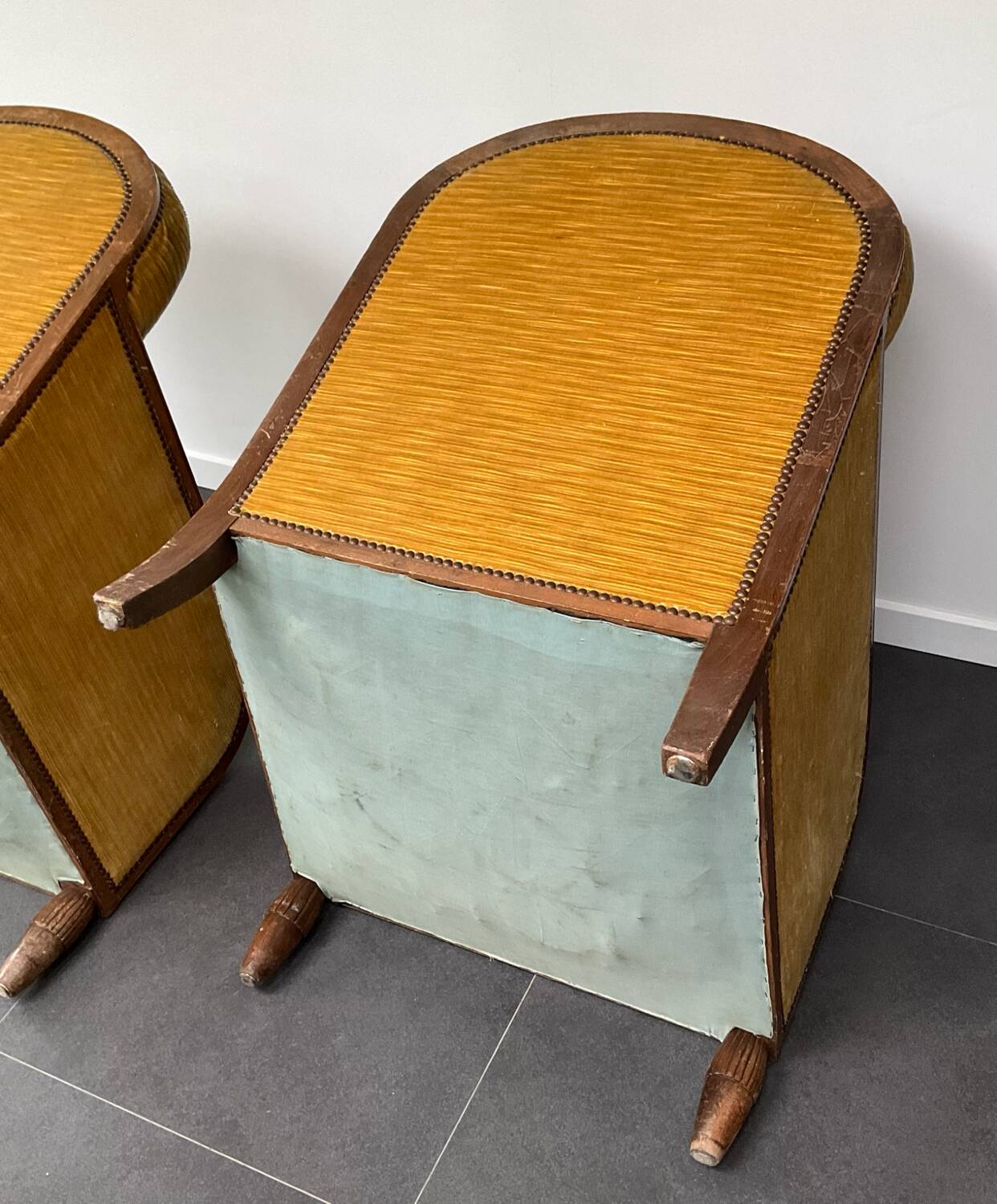 Pair of Art Deco armchairs