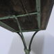 Art nouveau bistro table with cast iron frame
