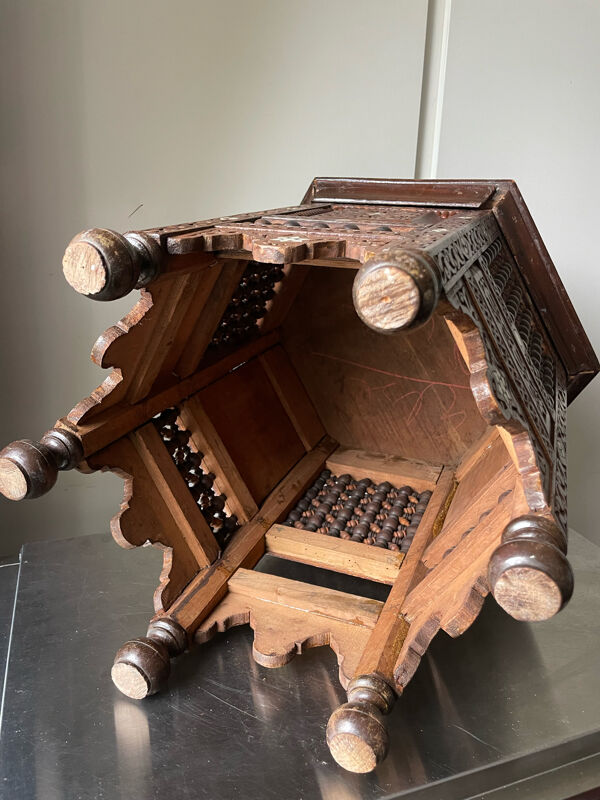Table octogonale turque ottomane antique