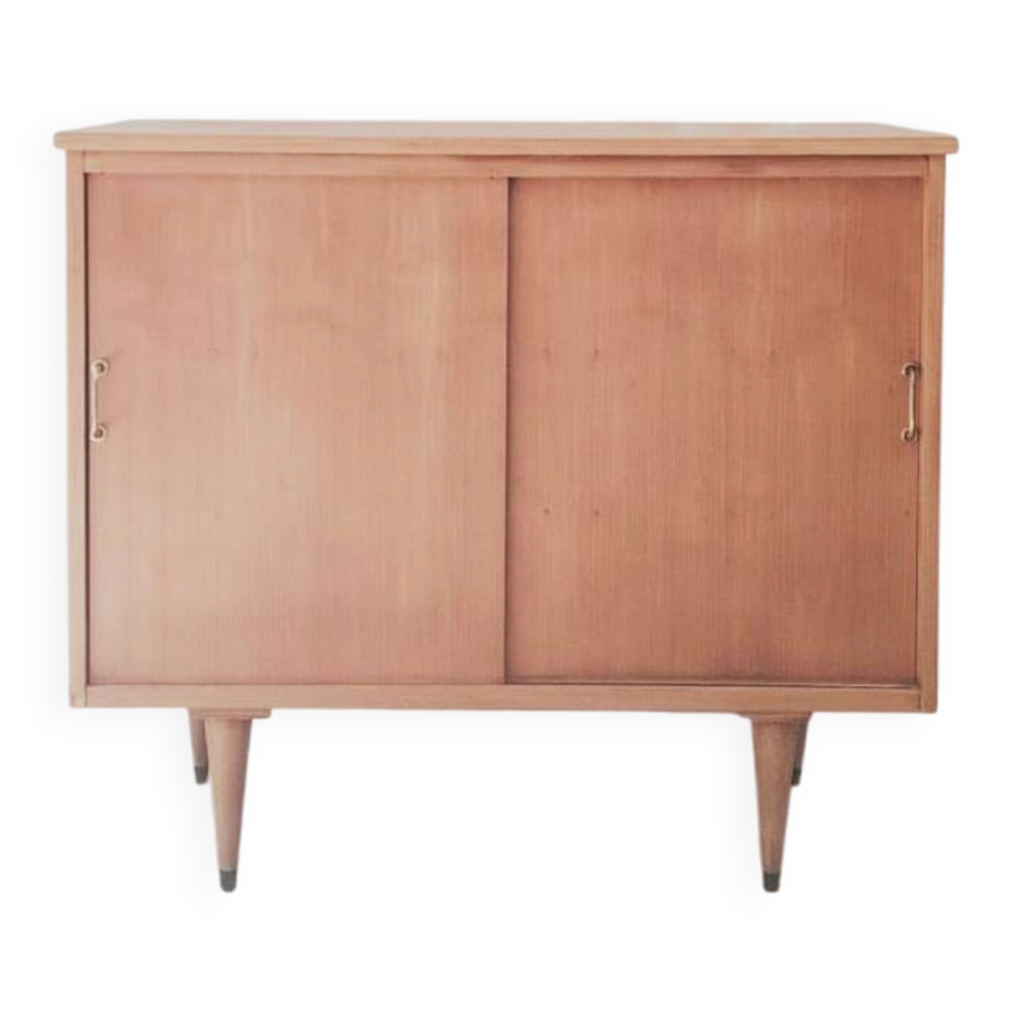 Vinyl cabinet / Renovated low modernist sideboard, 1960s-70s