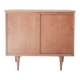 Vinyl cabinet / Renovated low modernist sideboard, 1960s-70s