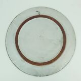 Unique gilbert portanier ceramic wall plate art ceramic signed portanier 80 vallauris