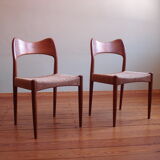 Danish Dining Chairs by Arne Hovmand Olsen for Mogens Kold, Set of 6, 1960s