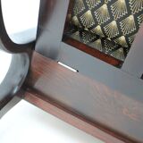 1930s Pair of Restored Art Deco Adjustable Armchairs, Czechoslovakia