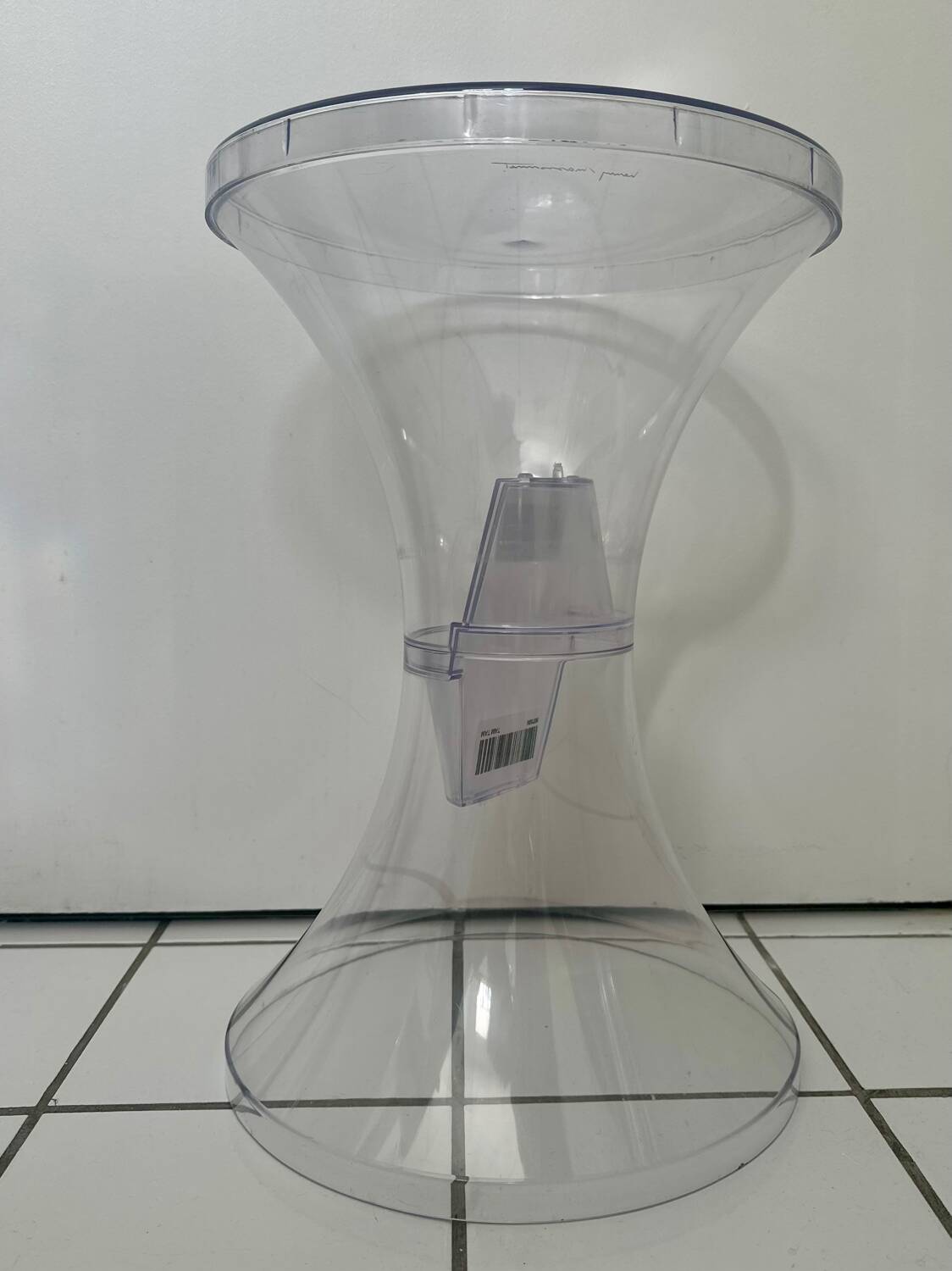 Tam Tam stool Henry Massonet vintage design transparent