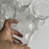 Art Deco wine glasses