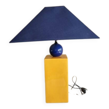 Lampe en céramique style Memphis