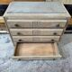 Art Deco commode in sandblasted oak