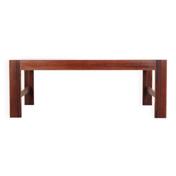 Banc en palissandre, design danois, années 1970, production : Danemark