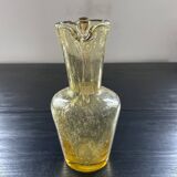 Biot style amber carafe