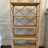 Bohème Bonton rattan bookcase