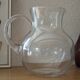 Pair of Orangeade pitcher in blown glass