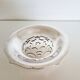 Antique Coquillor butter dish in silver-plated metal