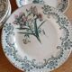 7 old flat plates Terre de fer