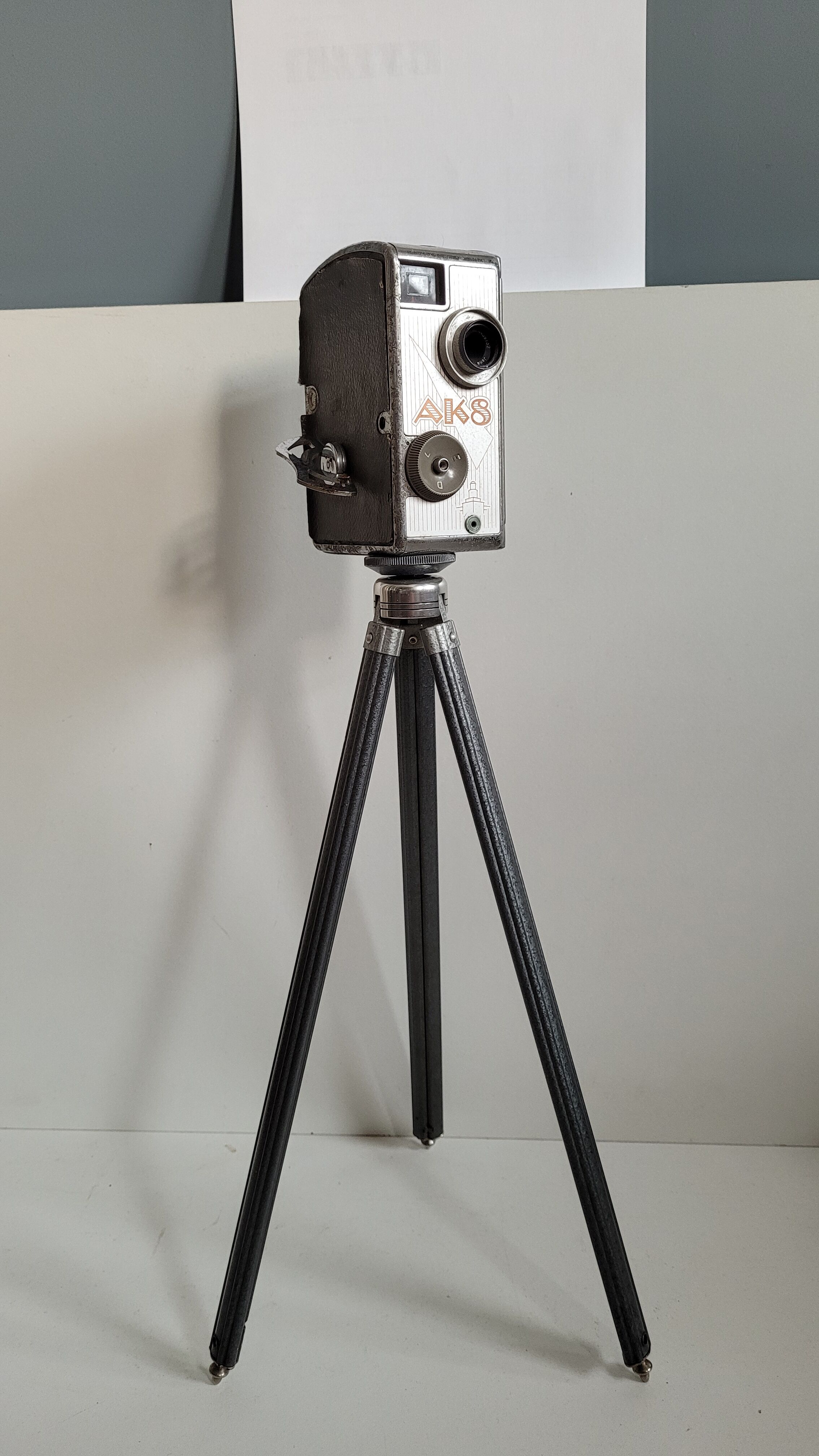 AK8 camera on tripod