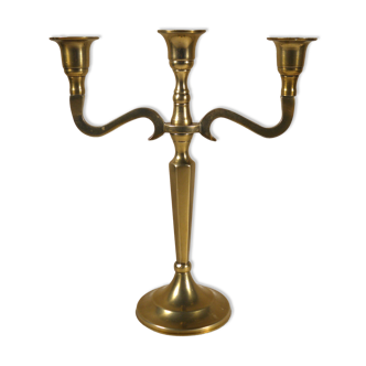 Golden metal chandelier