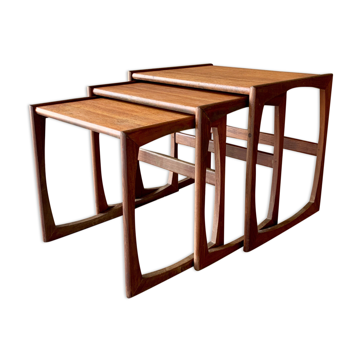 English trundle tables, Quadrille model by G-Plan