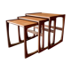 English trundle tables, Quadrille model by G-Plan
