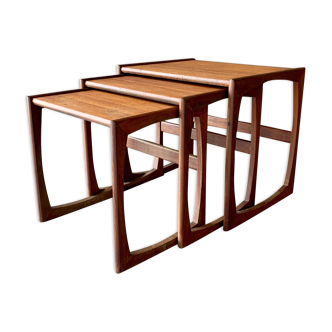 English trundle tables, Quadrille model by G-Plan