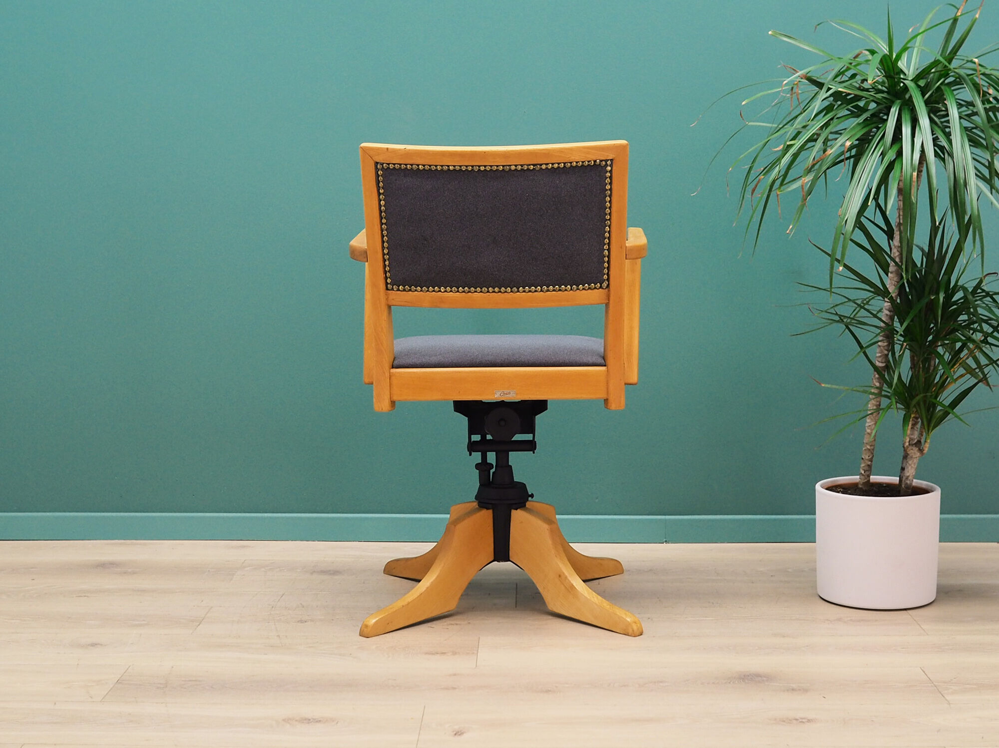 Armchair gray, Danish design, 60, manufacturer: Ehapa