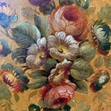 Napoleon III painted wooden plateau, between 1860 and 1880.