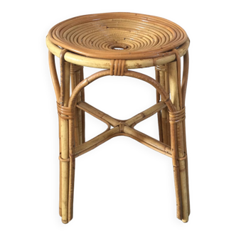 Tabouret en rotin