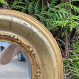 Louis Philippe period mirror with 19th gold leaf