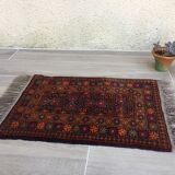 Small oriental wool rug - 80 x 46cm