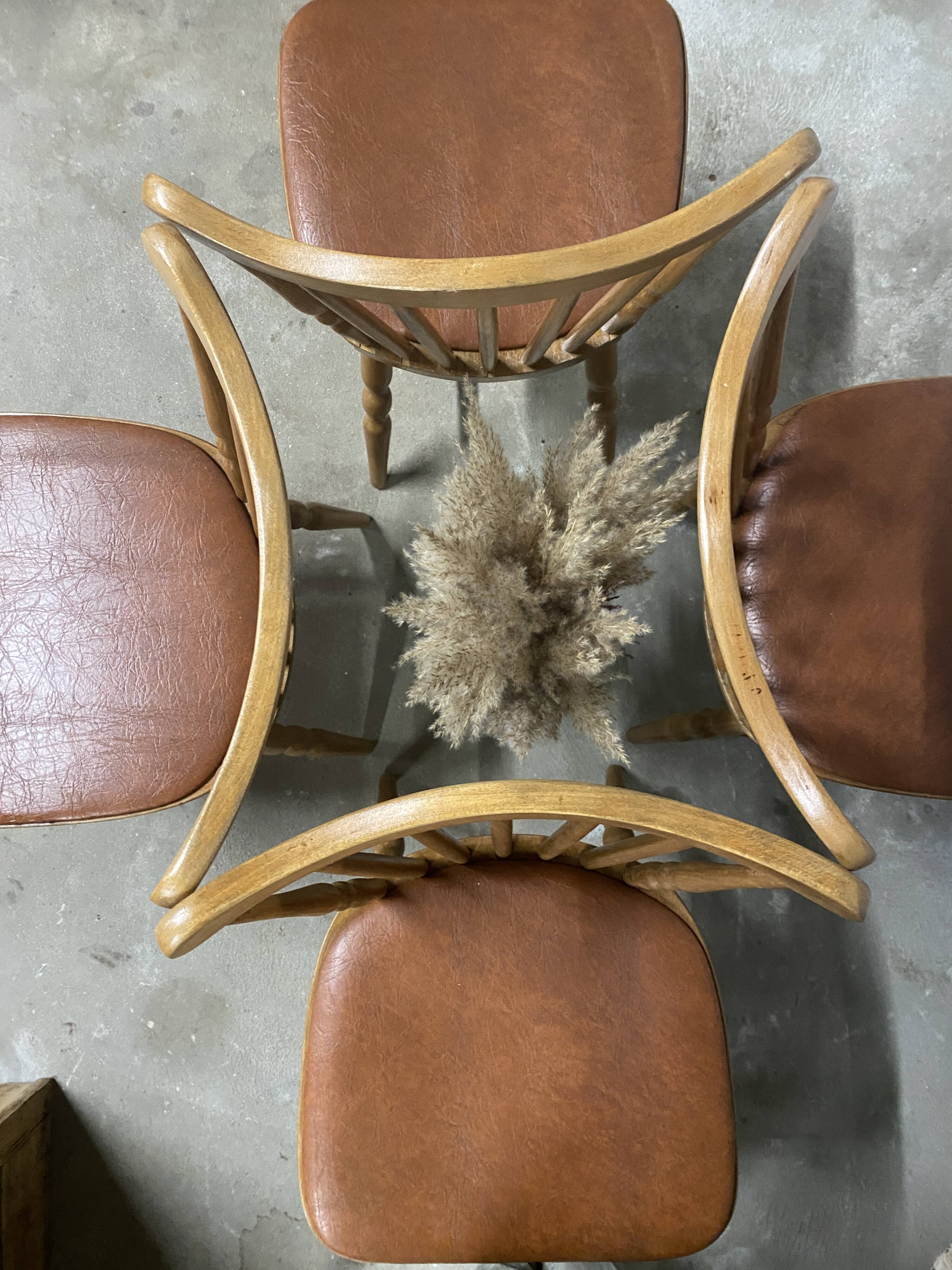 4 Baumann "Menuet" chairs