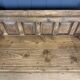Grand banc en bois antique espagnol du 19ème siècle